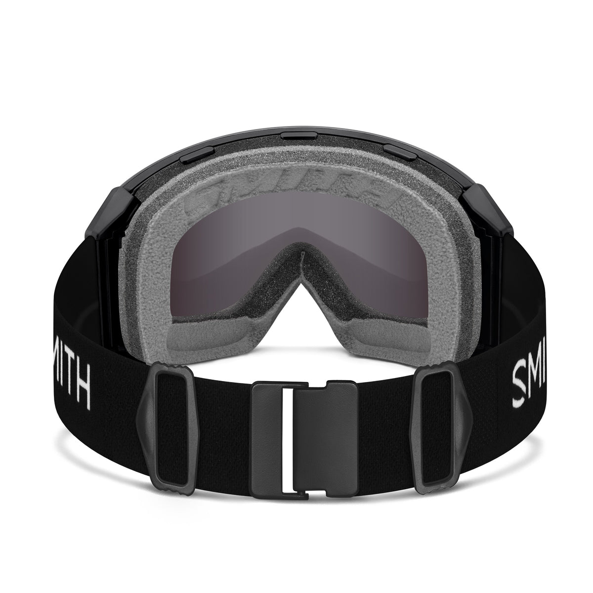 Smith 4D MAG XL Low Bridge Fit Ski & Snowboard Goggles in Black + ChromaPop™ Sun Black — back (official Smith product image)