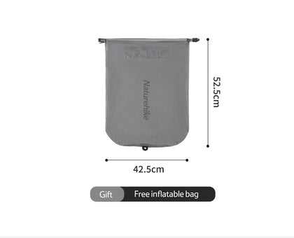 Naturehike Tuye 5.8 Ultra Light Inflatable Mummy Sleeping Pad Carbon Silver