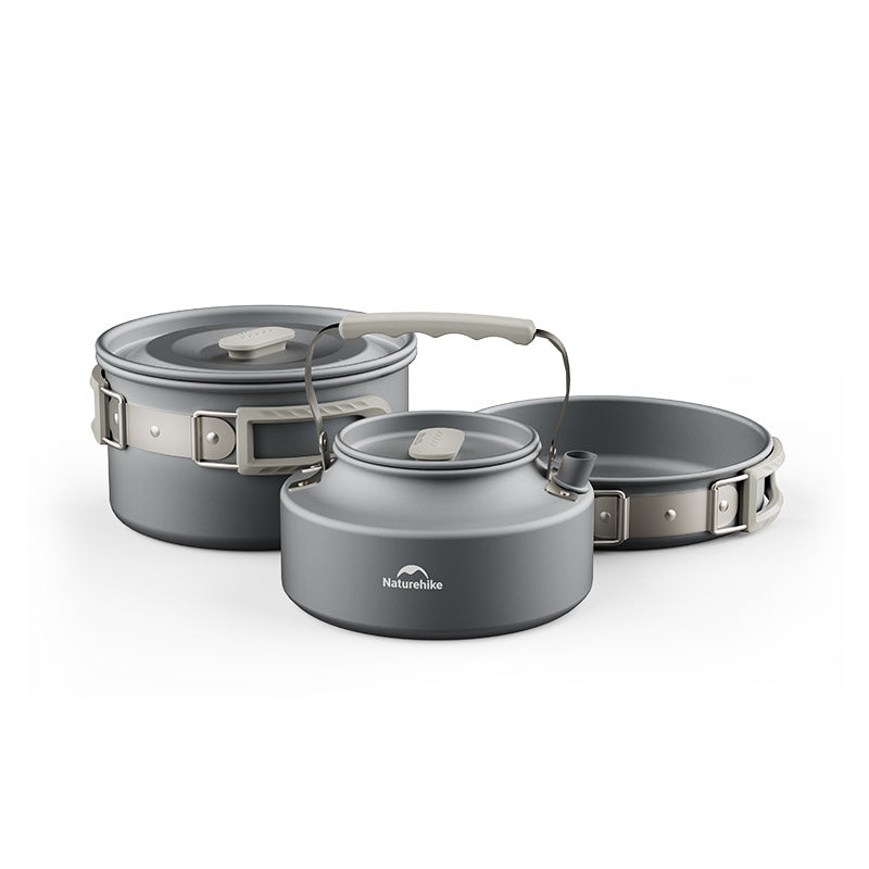 Naturehike Aluminium Alloy Pot Set B For 2-4 People