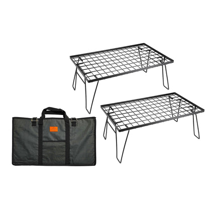Camping Moon T-230-2T Foldable Multipurpose Stacking Storage Rack 2026
