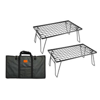 Camping Moon T-230-2T Foldable Multipurpose Stacking Storage Rack 2026