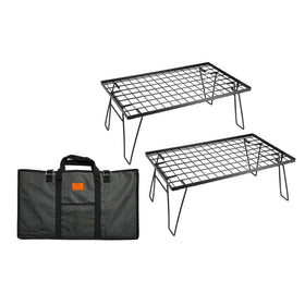 Camping Moon T-230-2T Foldable Multipurpose Stacking Storage Rack (2026)