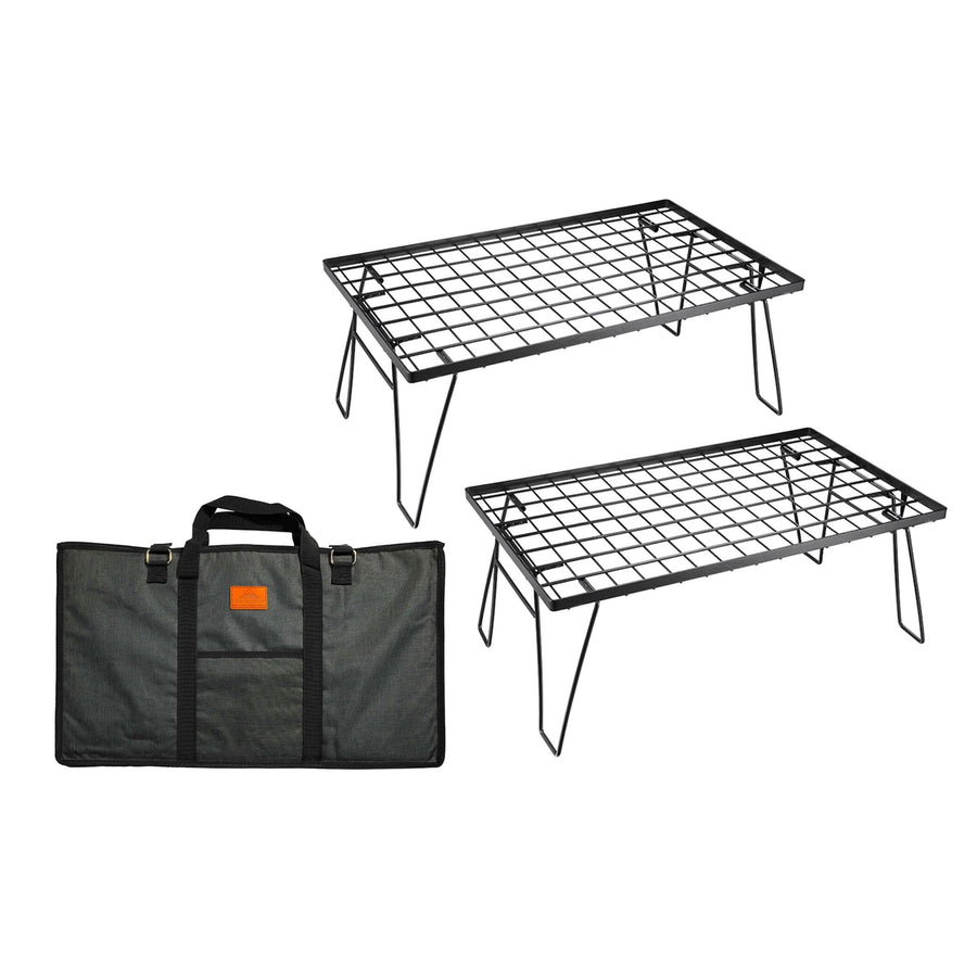Camping Moon T-230-2T Foldable Multipurpose Stacking Storage Rack (2026)