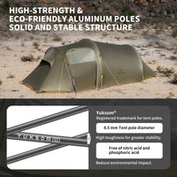 Naturehike Opalus Series Ultralight Hiking Tent 3 Men Olive