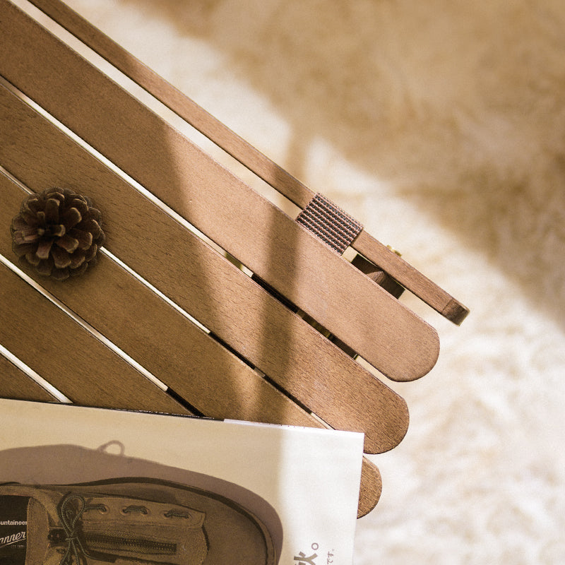 Naturehike Outdoor Folding Egg Roll Table Walnut Large