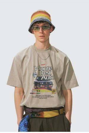 Monterest Vintage Graphic Cotton T-shirt