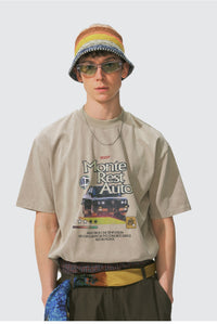 Monterest Vintage Graphic Cotton T-shirt