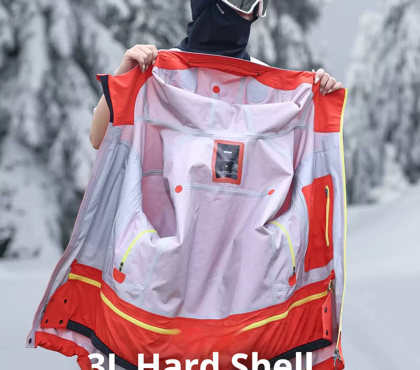 YEYEPOP Pop Lemon Koi 3L Hardshell Snowboard Jacket - Unisex