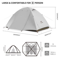 Naturehike Cloud River Series Tent 3 Men