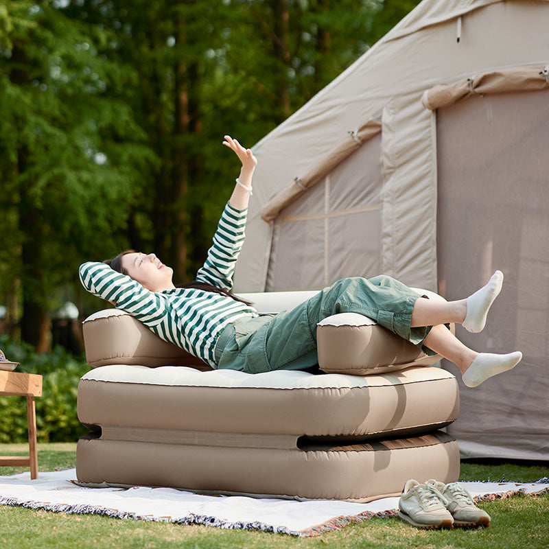 Naturehike SF02-Tpu Outdoor Inflatable Single Sofa Khaki