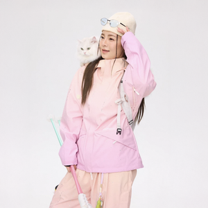 Positibeety Detachable Bee Patch Rhinestone Gradient Edition 3L Snow Jacket & Pants – Women’s