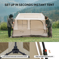 Naturehike Village 6.0 Gen 2 Quick Open Tent Brown(Ultimate Edition)