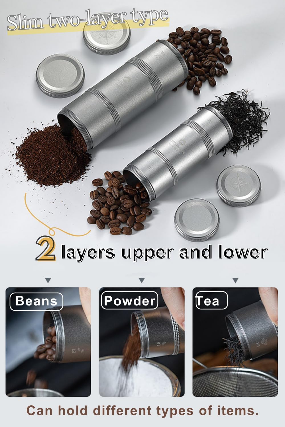 Campingmoon Coffee Beans Case CC-50-H