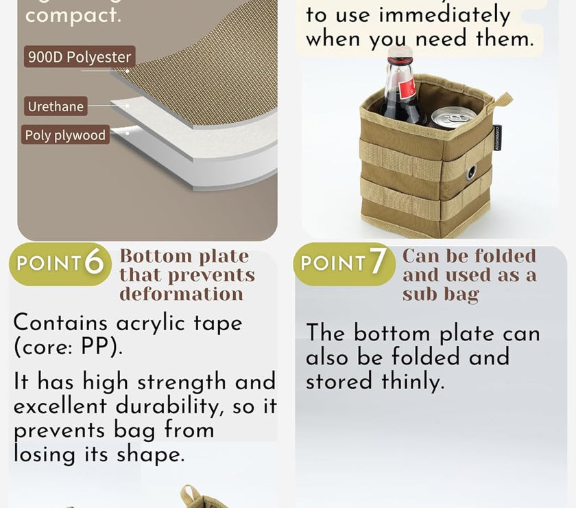 Campingmoon Chair Pocket BG-1212