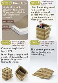 Campingmoon Chair Pocket BG-1212