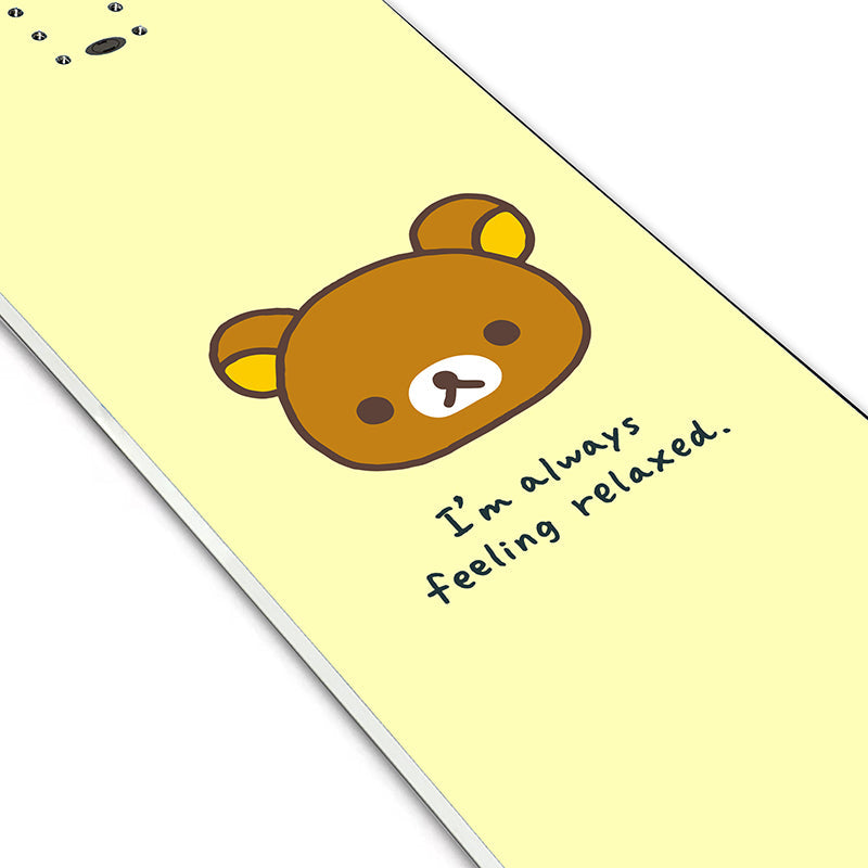Gee Snowboards × Rilakkuma Snowboard - Rilakkuma - topsheet detail