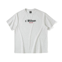 Blue Monte Logo Print Men's Short-Sleeved Round-Neck T-Shirt