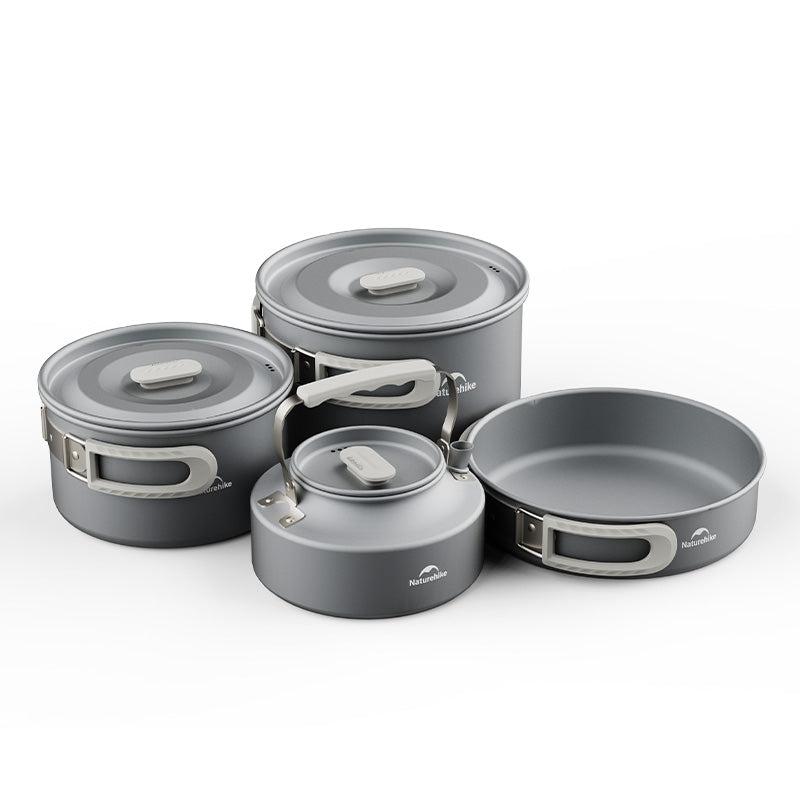 Naturehike Aluminium Alloy Pot Set A For 4-7 People