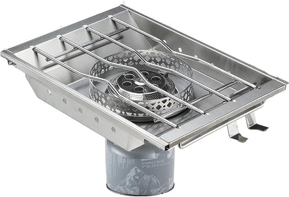 Camping Moon CK-25PG Canister Top Stove Plate Stainless Steel Frame IGT Table Top 2026
