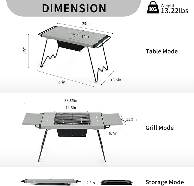 Naturehike Chongshan Multifunctional Travel Bbq Table