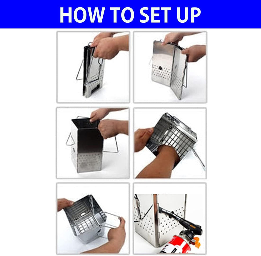 Camping Moon MT-18 Portable Charcoal Chimney Starter (2026)