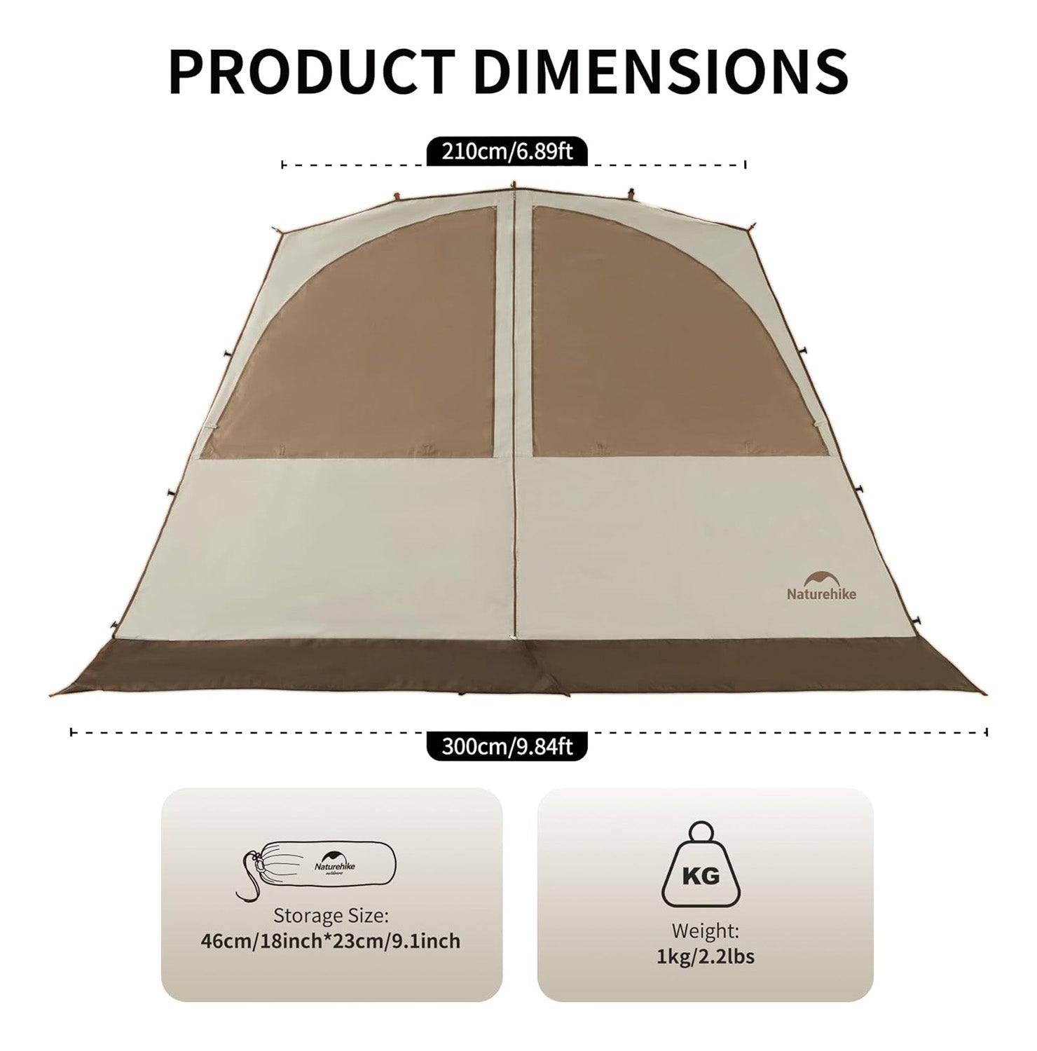 Naturehike Cloud Boundar Quick Opening Canopy / Tent - 2025 NEW Version