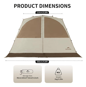 Naturehike Cloud Boundar Quick Opening Canopy / Tent - 2025 NEW Version