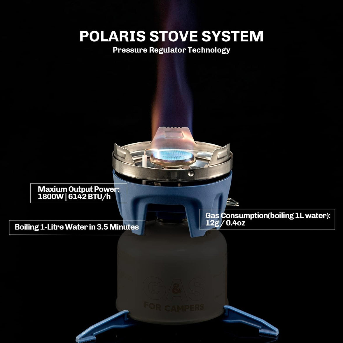 Fire Maple Star X5
Polaris Pressure-Regulator Cooking System (Blue)