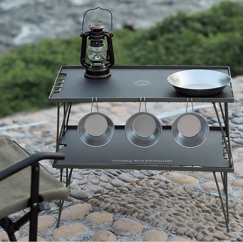 Camping Moon T-2308-BK Aluminum Top Plate for Storage Rack (2026)