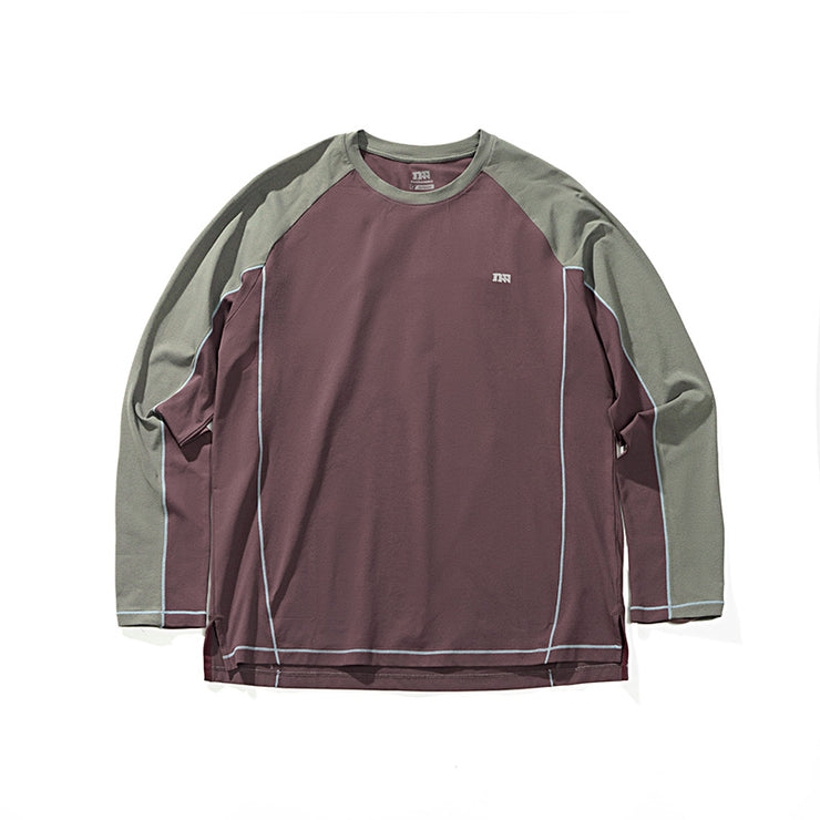 NOTHOMME Splicing Long Sleeve T-shirt