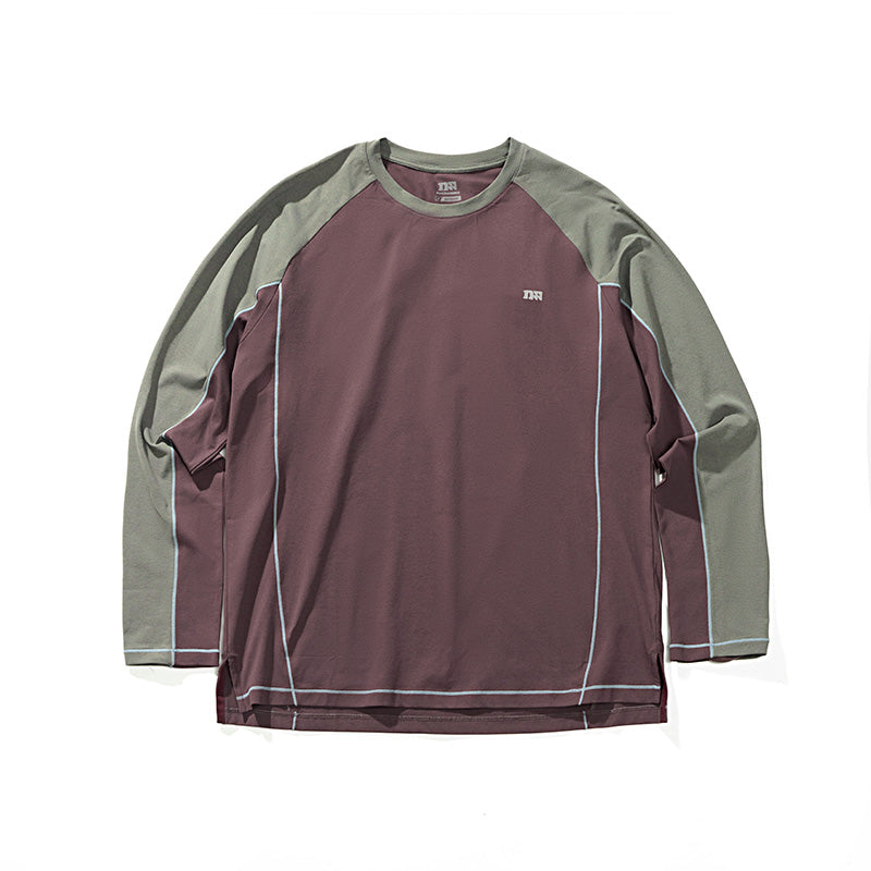 NOTHOMME Splicing Long Sleeve T-shirt