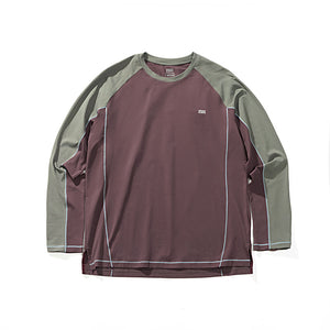 NOTHOMME Splicing Long Sleeve T-shirt