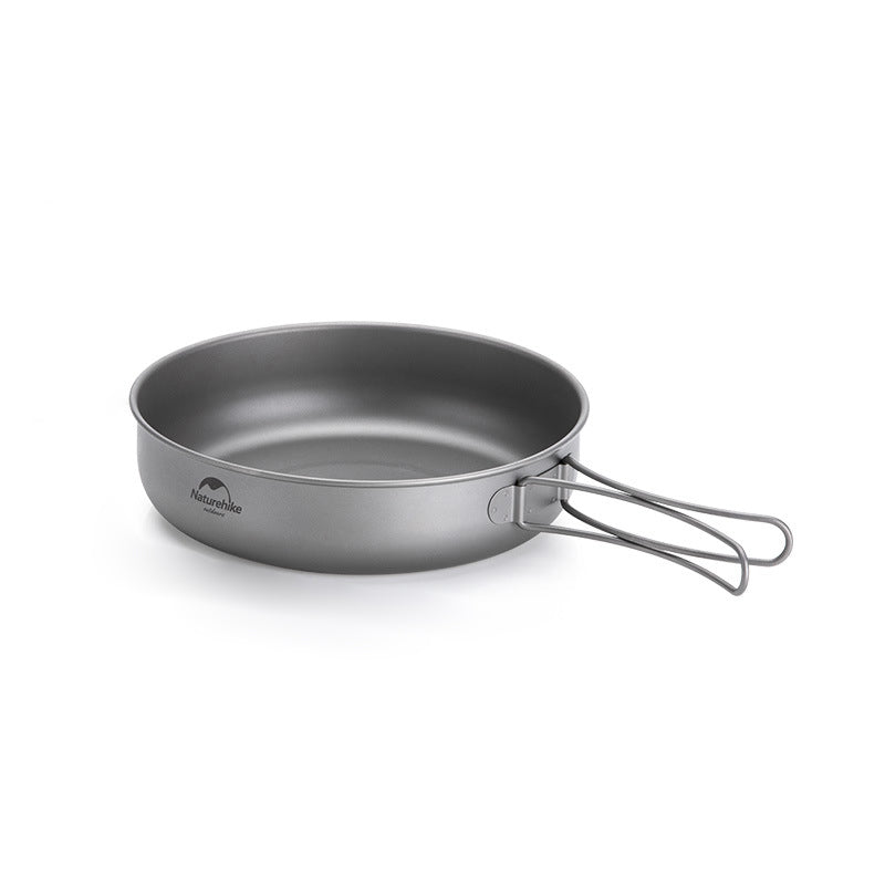 Naturehike TJP01 Outdoor Ti Frying Pan-9H Ti Color (2026)