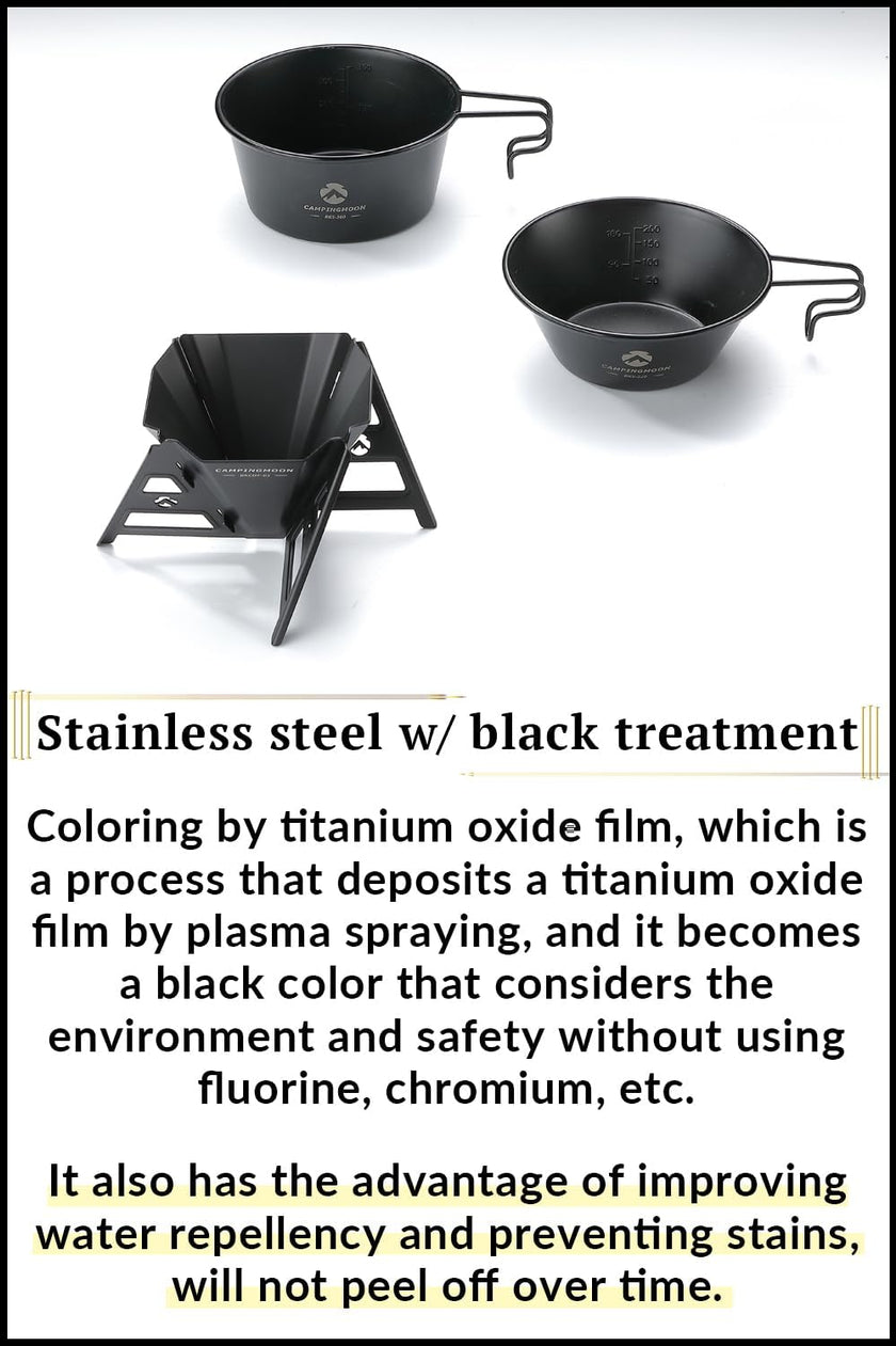 Campingmoon Black Dripper BKCOF-01