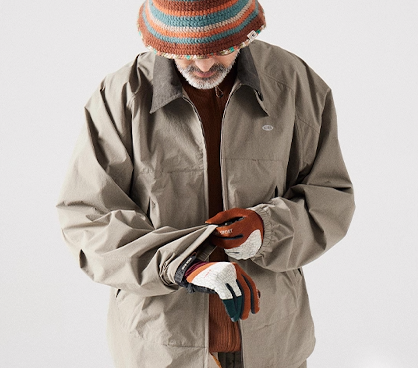 Blue Large Pocket Lapel Jacket