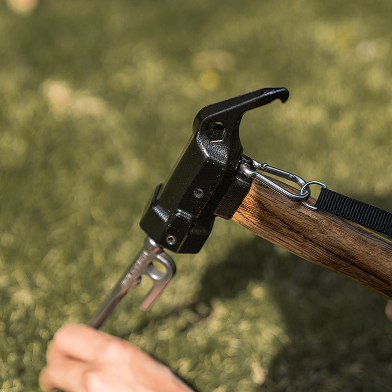 Mobi Garden Hammer With Wooden Handle