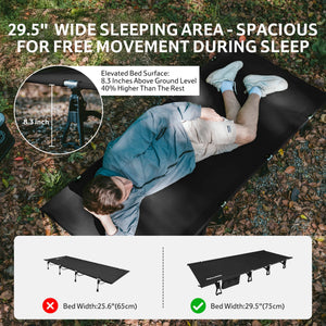 Naturehike XJC08 Greenfield Outdoor Folding Camp Bed (2026)