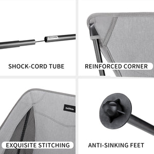 Naturehike YL05 Alu Folding Moon Chair Grey