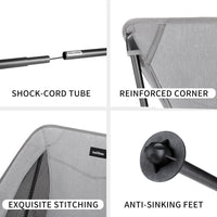 Naturehike YL05 Alu Folding Moon Chair Grey