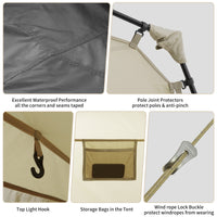 Naturehike Village 6.0 Gen 2 Quick Open Tent Brown