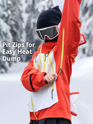 YEYEPOP Pop Lemon Koi 3L Hardshell Snowboard Jacket - Unisex