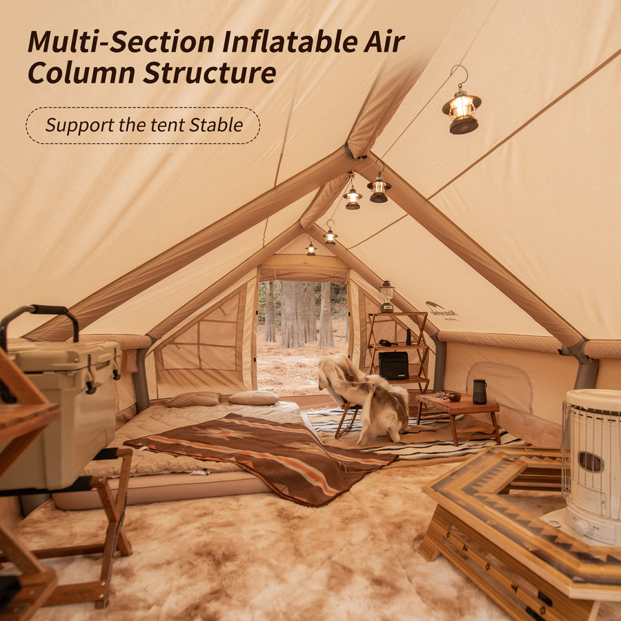 Naturehike Gen Air 12 Cotton Inflatable Tent Khaki (2026)