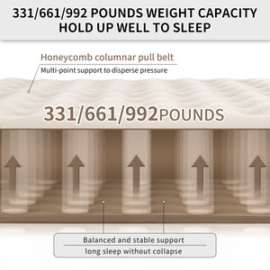 Naturehike Chenjing Built-In Pump Inflatable Bed Brown