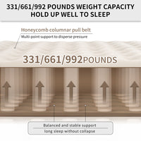 Naturehike Chenjing Built-In Pump Inflatable Bed Brown