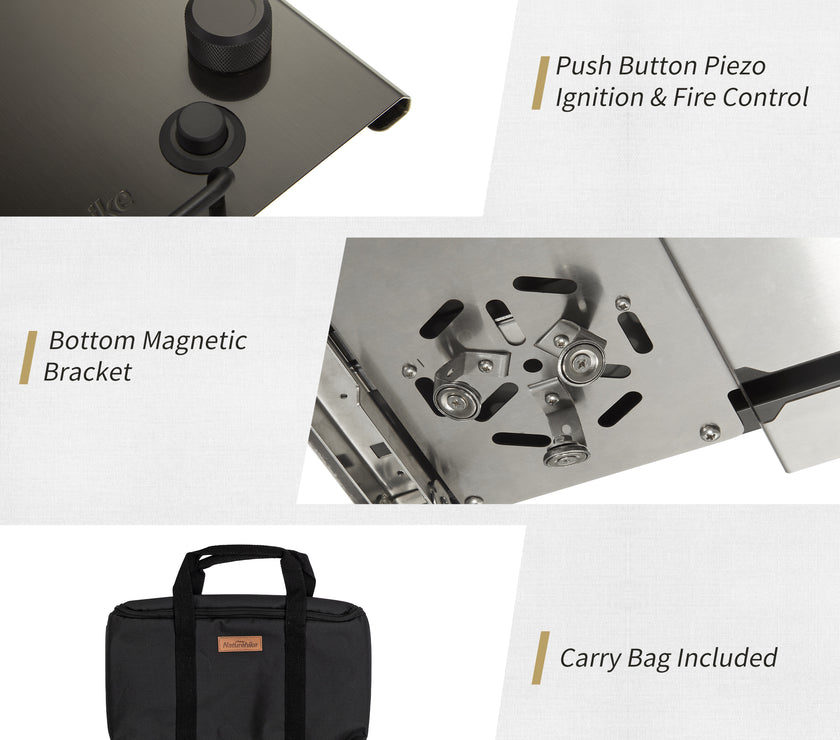 Naturehike G01 Tabletop Folding Single Head Gas Furnace One-Unit (IGT Compatiable)