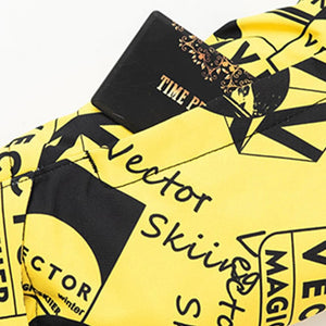 Vector Stamp Collage Kids' Glow Anorak Jacket