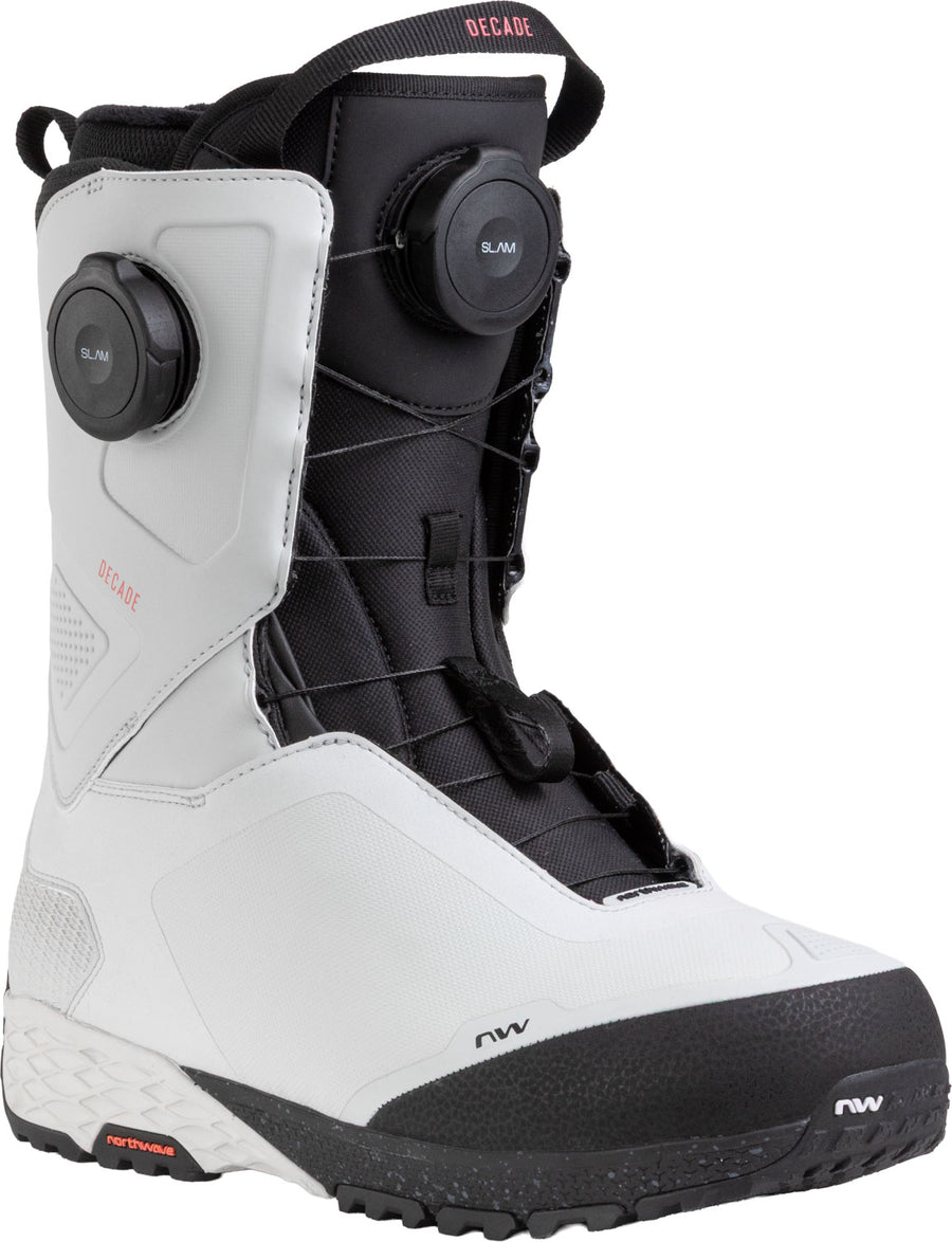 Northwave Drake Decade SL.AM Snowboard Boots — Light Grey, front three-quarter