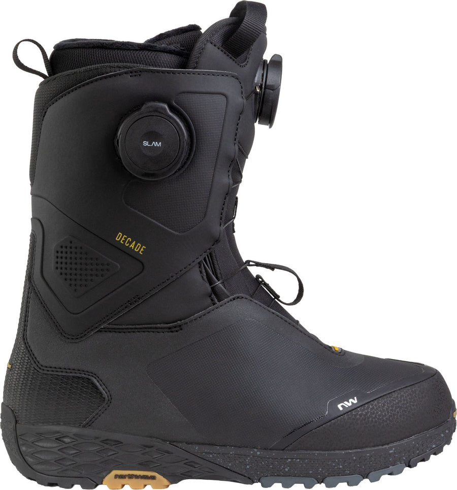 Northwave Drake Decade SL.AM Wide Snowboard Boots — Black, outside
