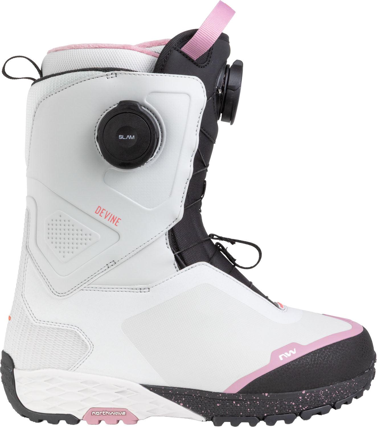 Northwave Drake Devine SL.AM Snowboard Boots — Light Grey, outside