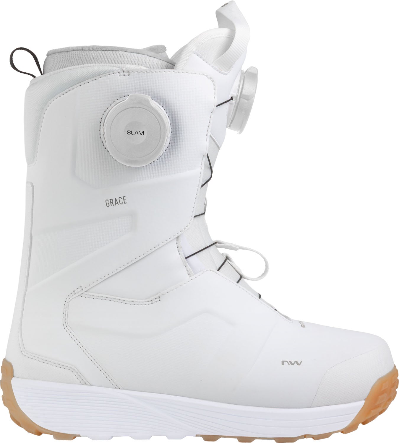Northwave Drake Grace SL.AM Snowboard Boots — White, outside